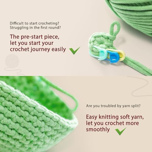 CrochetBox Highland Cow Crochet Kit for Beginners, Easy Craft for Adults - Image 6