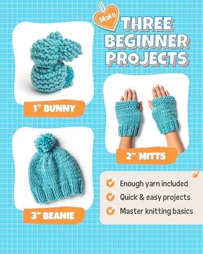 Complete Knitting Kit for Beginners - Learn to Knit Kit with Knitting Accessories Like Thick Beginner Yarn, Bamboo Needles for Beginners & More - Includes Video Tutorials & Written Guide - Image 2