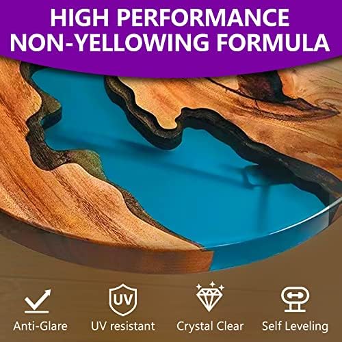 1 Gallon Epoxy Resin Kit, Crystal Clear, Self-Leveling, 1:1 Mix - Image 3
