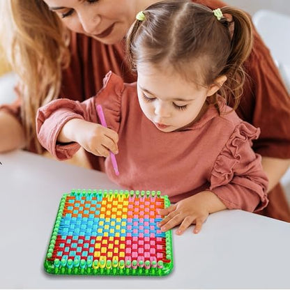 REENLIV Upgraded Weaving Loom Kit Toys for Kids & Adults, DIY Arts & Crafts - Image 4