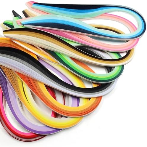 Zorfeter 9 Sets Multi-Color Quilling Paper Strips Kits by Zorfeter