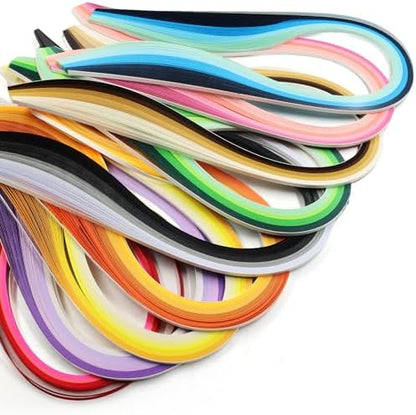 Zorfeter 9 Sets Multi-Color Quilling Paper Strips Kits by Zorfeter
