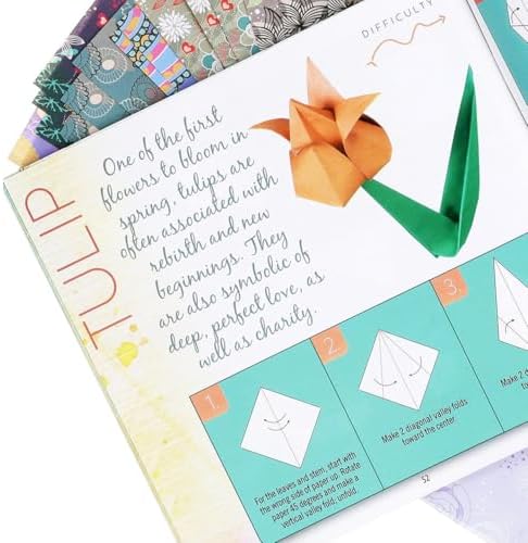 LEISURE ARTS Origami Kit, 60 Folding Sheets, 20 Designs, 61 Piece - Image 6