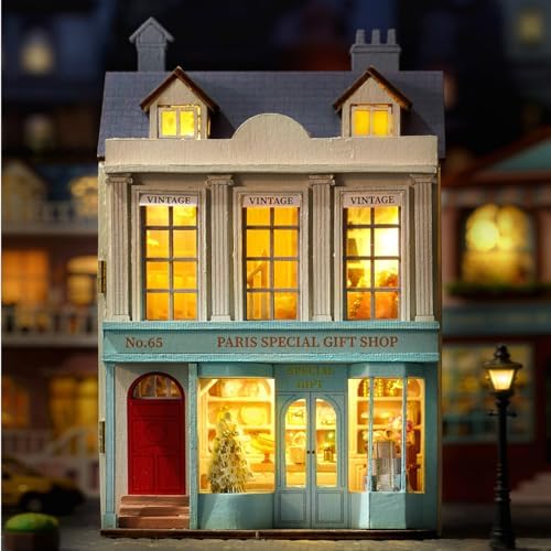 CUTEROOM DIY Miniature House Kit Wooden Craft for Adult-Gift Shop - Image 2
