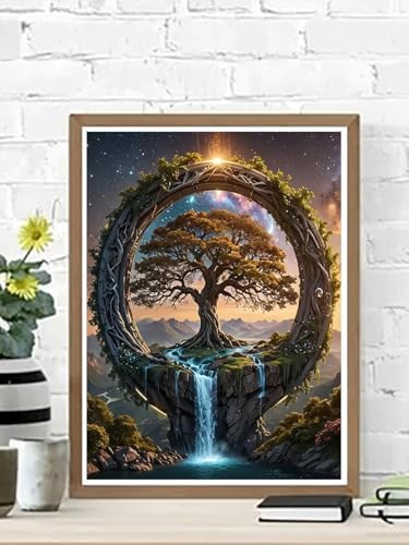 Xylogist Tree of Life Diamond Art Kits for Adults 12X16Inch - Image 2