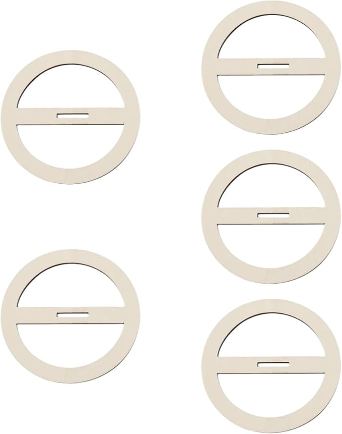 5X Wooden Wick Centering Tool Candle Wick Rack Round Wick Bar Candle Wick Stabilizer for Candle Making Men Women, C