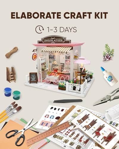 DIY Miniature House Kit Dollhouse Kit for Adults to Build Mini Shop - Image 2