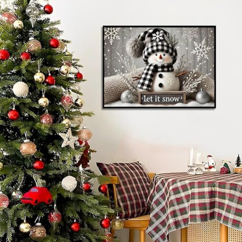 TCDZMYGS Christmas Stamped Cross Stitch Kits for Beginners,12x16in - Image 4