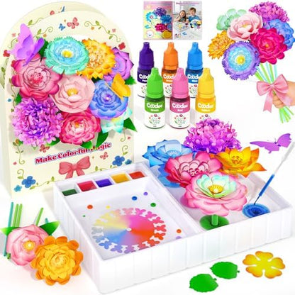 DIY Flower Craft Kits Magic Dyeing Florist Bouquet Maker Art Supplies Arts by Coodoo