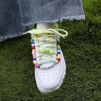 MINIMISSMIANYC 569PCS Beaded Shoe Charms for Sneaker, Acrylic Heart Star Flower Letter DIY Shoelace Charm for Women, Bag Charm kit Craft Accessories Beads Jewely Making Kit Gifts - Image 6