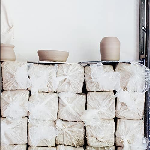 Deouss Mid High Fire White Stoneware Clay for Pottery; Cone 5-7;Ideal for Wheel Throwing,Hand Building,Sculpting;Great for All Skill Levels;Whiteware Pottery Clay Fires White;50 lbs - Image 5
