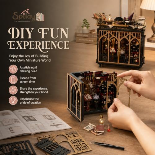 Spilay DIY Miniature House Kit for Adults, Magic Dollhouse Building Kit - Image 5