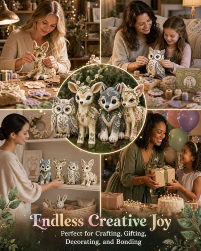 Forest Animal Patchwork Sewing Kit for Beginners, #I - Image 6