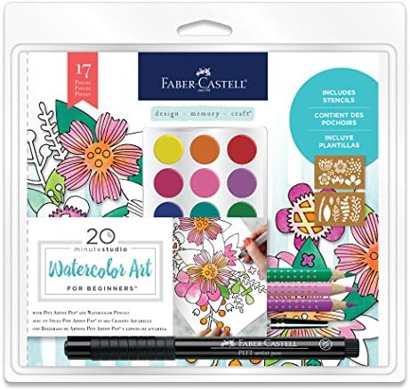 Faber-Castell Creative Studio Watercolor Art for Beginners - Create Floral Watercolor Designs by Faber-Castell