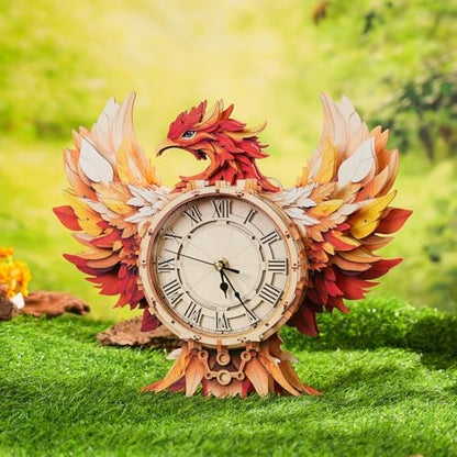 KAAYEE 3D Puzzles for Adults Phoenix Clock Bird Wooden Puzzle DIY Craft - Image 5