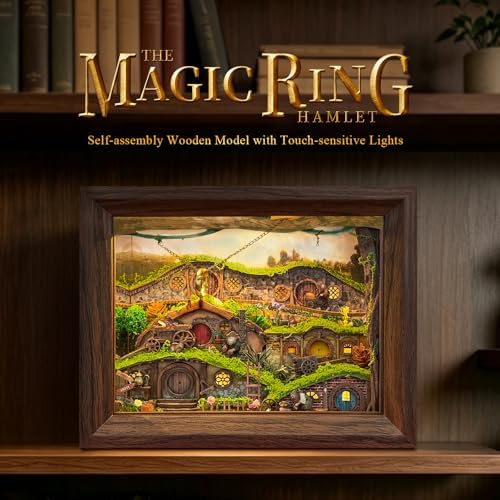 The Magic Ring Hamlet DIY Miniature House Shadow Box Kit - Image 2