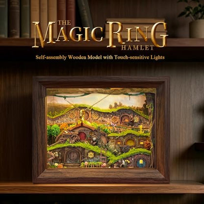 The Magic Ring Hamlet DIY Miniature House Shadow Box Kit - Image 2