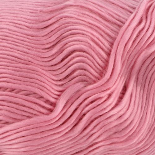 Loops & Threads Facets Yarn - Yarn for Knitting, Crochet, Weaving, and Arts & Crafts - Pink, Acrylic, 3.5 oz - Image 2