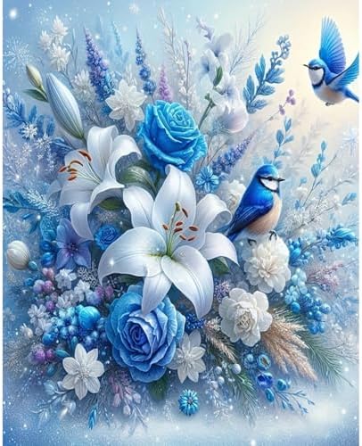 PHANTASYART Flowers Paint by Numbers Kit for Adults 16x20inch by PHANTASYART