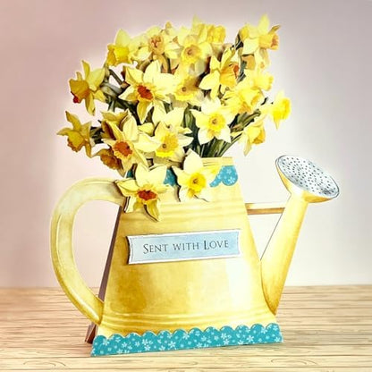Katy Sue Watering Can Blossoms & Blooms Card Making Kit. 8 Shaped Cards, 3 Sheets of Floral Die Cut Decoupage, 8 Envelopes, Adhesive Foam Pads, & Instructions. For Card Making Supplies & Card Crafting - Image 6