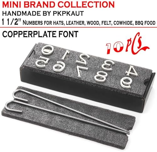 10Pcs 1 1/2" Custom Branding Iron for Wood, Leather Branding Stamp - Image 2