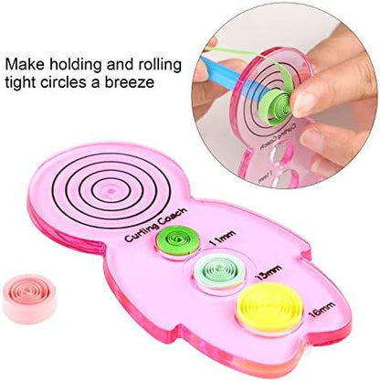 TUPARKA 15 PCS Paper Quilling Kits with 29 Colors 600 Strips Quilling Paper DIY Design Drawing Handcraft Tool - Image 3