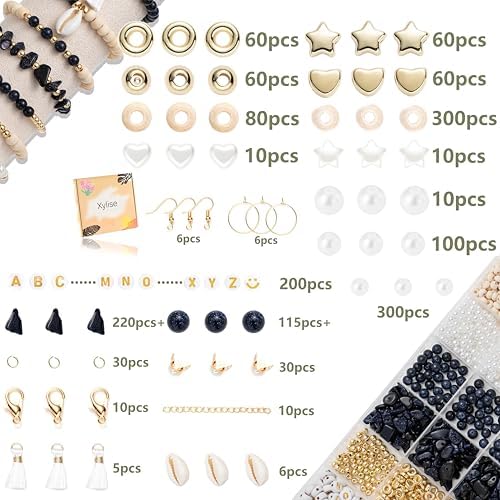 Xylise Jewelry Making Supplies Kit Natural Stone Beads for Irregular Natural Stone with for DIY Craft Bracelet Necklace Earrings for Adults (Purple) - Image 2