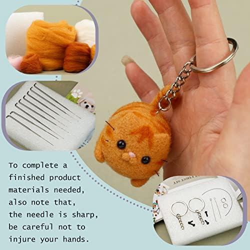 SHWAKK Needle Felting Kit, 2 PCS Dolls Needle Felting Starter Kit - Image 5