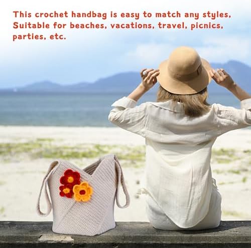 Pnytty Beginner Crochet Kit for Adults, Shoulder Bag Crochet Starter Kit - Image 4