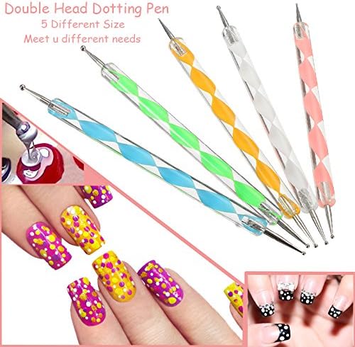 COMIART Ball Styluses Dotting Tool Set for Embossing Pattern Clay Sculpting,Nail Art - Image 7