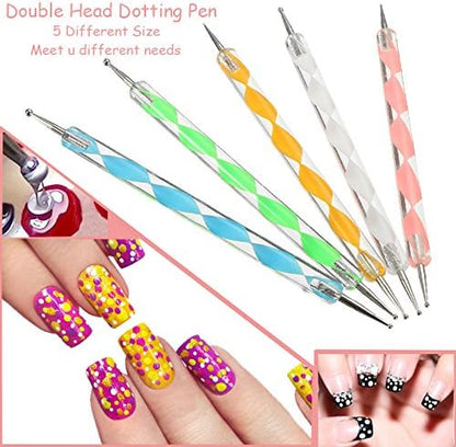 COMIART Ball Styluses Dotting Tool Set for Embossing Pattern Clay Sculpting,Nail Art - Image 7