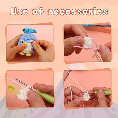 IMZAY Crochet Kit for Beginners Crochet Kits Beginner Animal Crochet Kit - Image 6