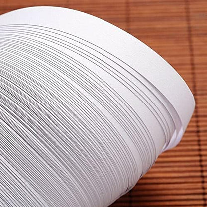 ODETOJOY Quilling Paper Strip 3mm White Quilling Strips 3mm Quilling Paper 1/8inch Single Color White Craft Paper Filigree - Image 3
