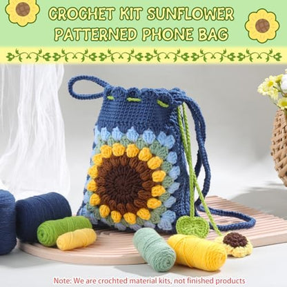 Pnytty Crochet Kit for Beginners, Crochet Starter Kit for Bag DIY Making - Image 5