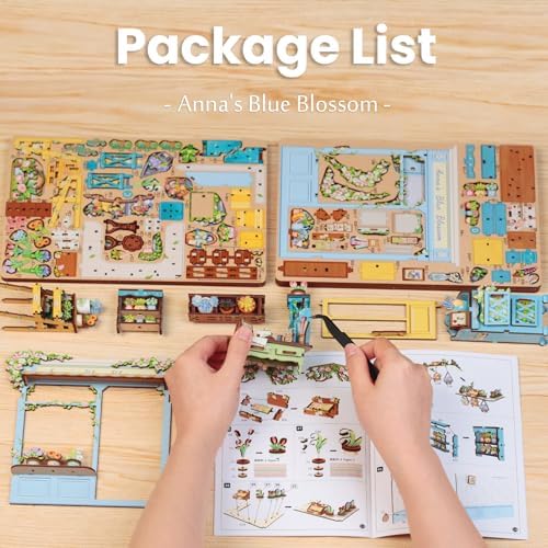 Fsolis Book Nook Kit Miniature House - Image 5