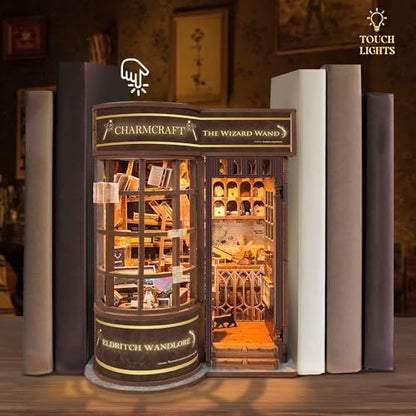 DIY Magic Wand Shop Book Nook Kit for Adults 3D Wooden Puzzles - Image 3
