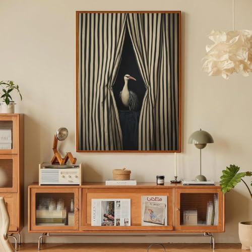 Vintage Bird Paint by Numbers Kit for Adults Framed Canvas, Frameworkless - Image 6