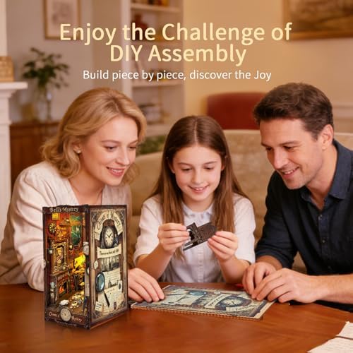 BELEEV Book Nook Kit for Adult and Teens,3D Wooden Puzzle（Mystery） - Image 7
