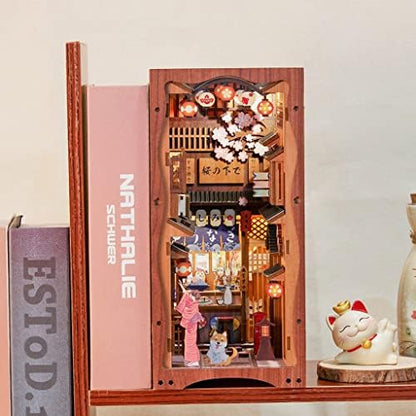 CUTEBEE Book Nook Kit DIY Miniature House Japanese Street Diorama - Image 3