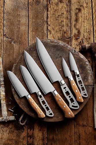 KATSURA Woodworking Project Kit –Paring Knife Blank – 3.25 Inch – Japanese Premium AUS 10, 3-Layer Forged Steel – Perfect for Woodworkers, Crafters – Classic Style Handle – NO LOGO - Image 6