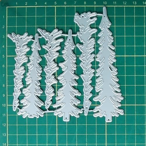 Scrapbooking Die-Cuts, Christmas Metal Cutting Dies for Card Making, Paper Craft Punch Template, Background Embossing Stencils, DIY Album Décor (Christmas Tree-11.7x11.8cm) - Image 7