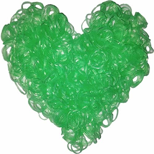 Loom Rubber Band Refill, Luminous Green 900 Pcs. by Yowamho