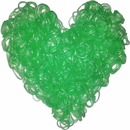 Loom Rubber Band Refill, Luminous Green 900 Pcs. by Yowamho