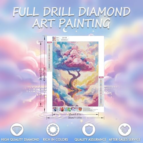 DOTSOPS 5D Dreamland Diamond Painting Kits for Adults 11.8 x 15.7 Inches - Image 2