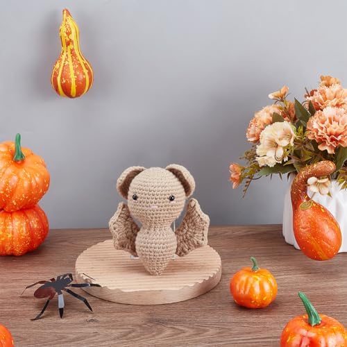 ORIGACH 6 Set Halloween Bat Crochet Kit for Beginners, DIY Cute Amigurumi Yarn Set with Video Guide, Yarn & Tools, Complete Crochet Starter Pack, Crocheting Gifts for Halloween Decor - Image 5