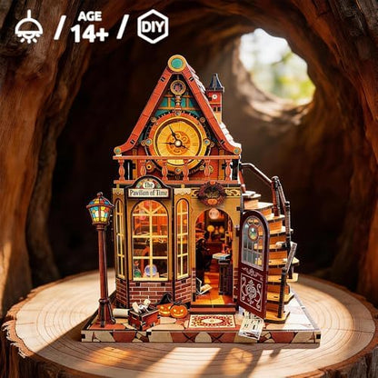 DIY Miniature House Kit, Dollhouse for Adults to Build, Time Magic - Image 5