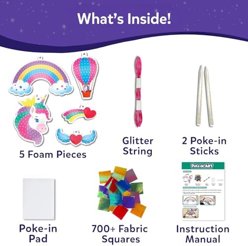 Skillmatics Poke-in Art – Magical Unicorns, Wood Craft Kit, Gift for Kids - Image 4