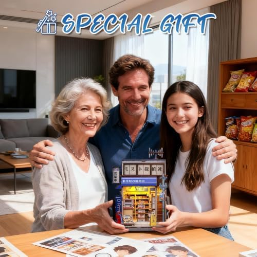 Fsolis Japanese Book Nook Kit for Adults, Beika-cho Convenience Store - Image 5