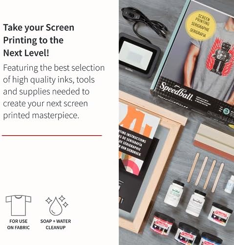Speedball Advanced All-In-One Screen Printing Kit, Includes LED UV Exposure Lamp - Image 4