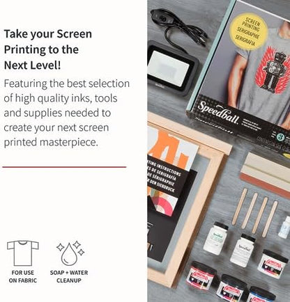 Speedball Advanced All-In-One Screen Printing Kit, Includes LED UV Exposure Lamp - Image 4